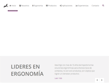 Tablet Screenshot of ideaergo.com